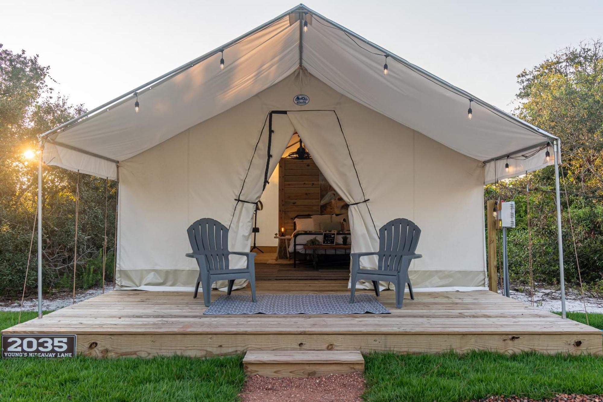 Tente de luxe Timberline Glamping Orange